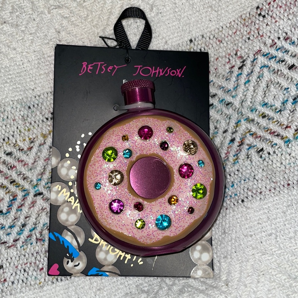 Betsey Johnson doughnut flask